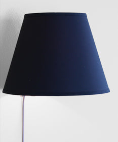 16"W Floating Shade Plug-In Wall Light Textured Slate