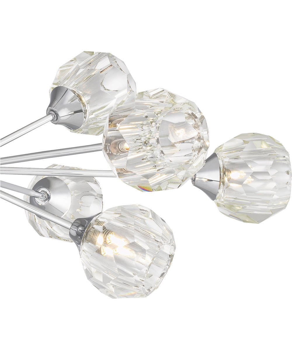 Spellbound 12-light Chandelier Polished Chrome