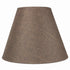 14"W x 11"H Hard Back Empire Lamp Shade - Chocolate Burlap