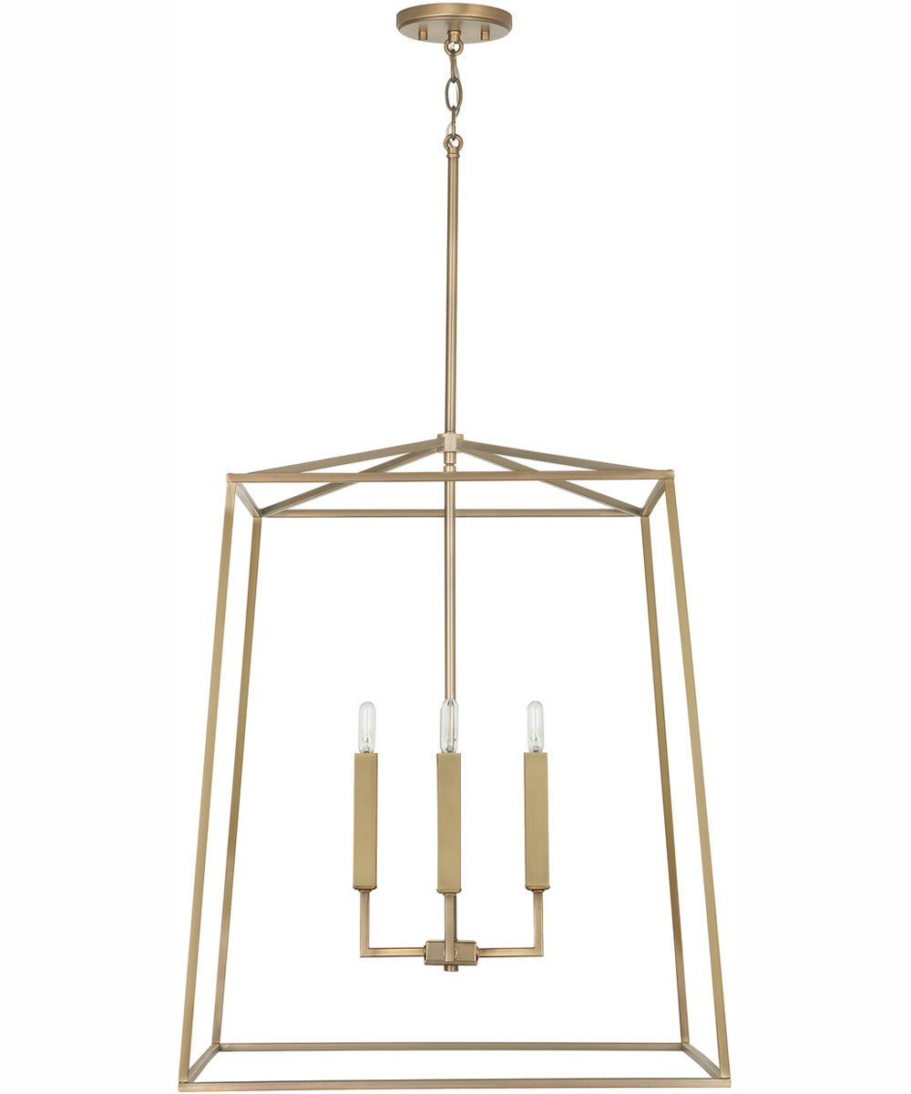 Thea 4-Light Foyer Aged Brass