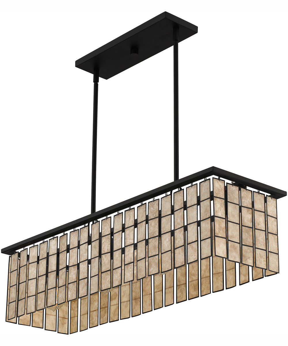 Seigler Small 4-light Island Light Matte Black