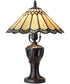17" High Carousel Jadestone Table Lamp