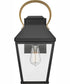 Dawson 1-Light Small Wall Mount Lantern in Black