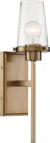 5"W Rector 1-Light Vanity & Wall Burnished Brass