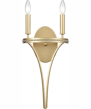 Noura 20'' High 2-Light Sconce - Champagne Gold
