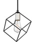 Holograph Small 1-light Mini Pendant Earth Black