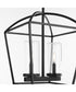 Odeon 2-light Pendant Matte Black
