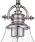 Grant Small 1-light Mini Pendant Brushed Nickel