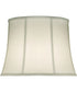 14x18x13 Off White Silk Shantung Modified Bell Softback Lampshade