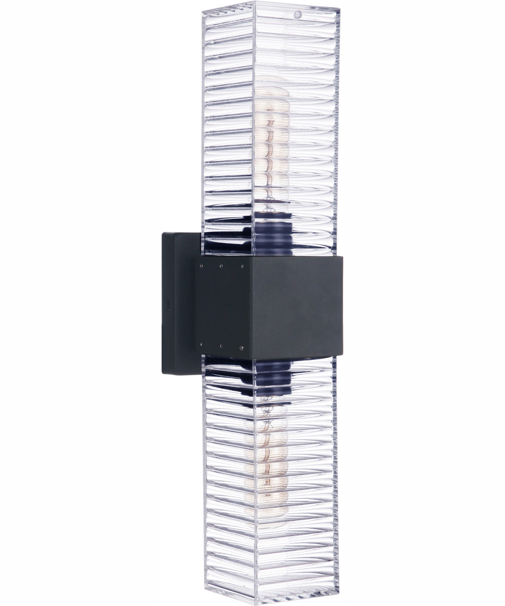 Ridge 2-Light Wall Sconce Midnight