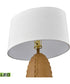 Alexa 33'' High 1-Light Table Lamp - Tan - Includes LED Bulb