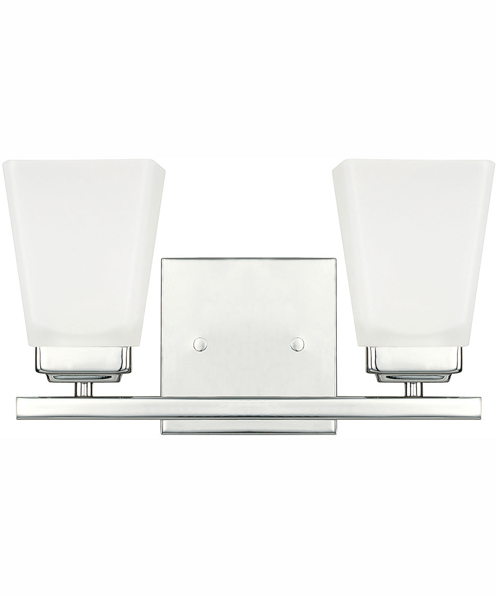 Baxley 2-Light Vanity Polished Nickel