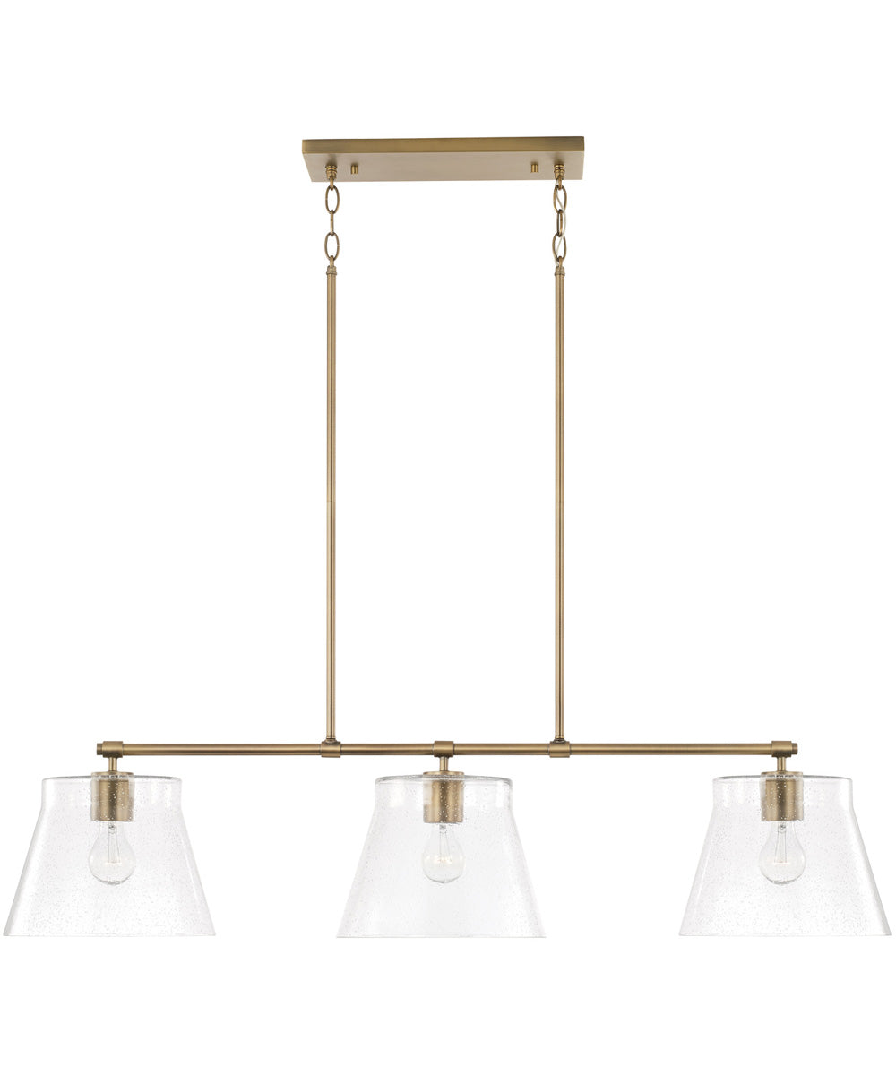 Baker 3-Light Island Aged Brass