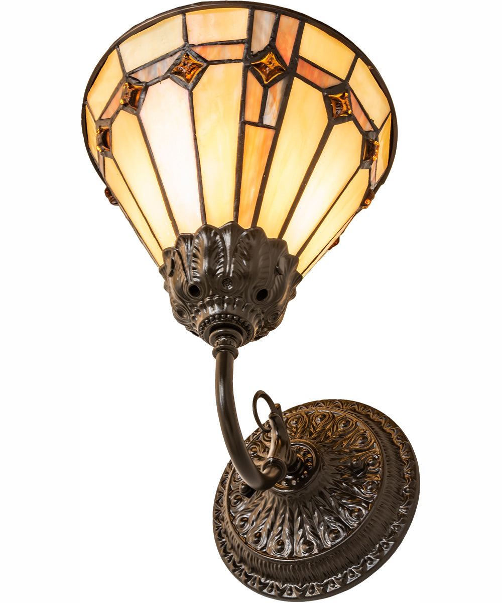 8" Wide Belvidere Wall Sconce