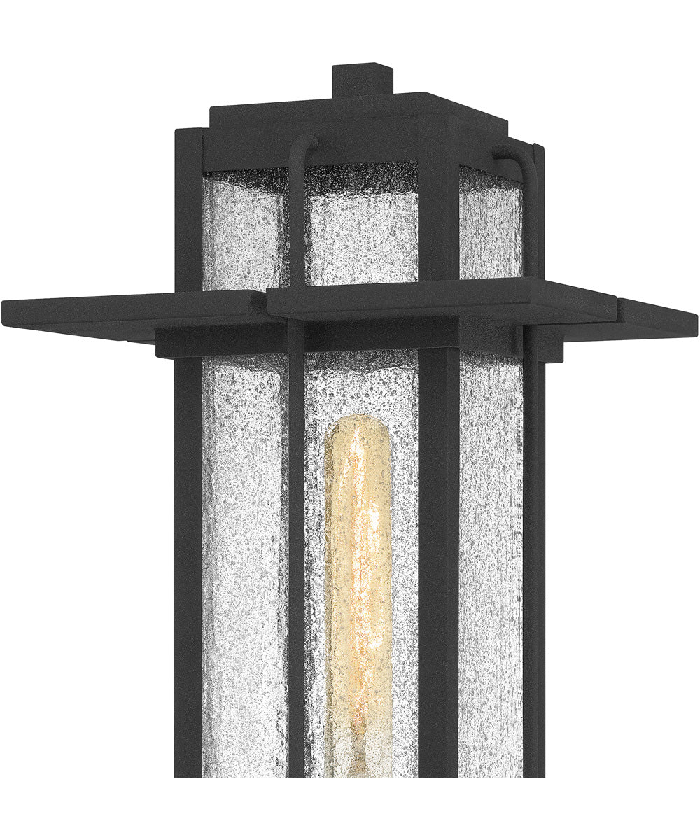 Randall Large 1-light Outdoor Post Light  Coastal Armour Aluminum Mottled Black