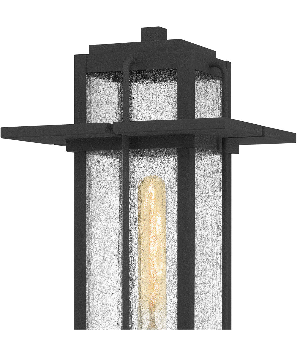 Randall Large 1-light Outdoor Post Light Mottled Black