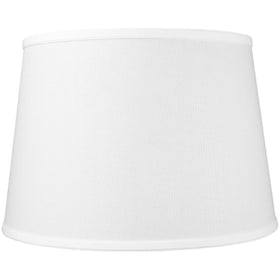 16"W x 11"H SLIP UNO FITTER White Floor Lampshade