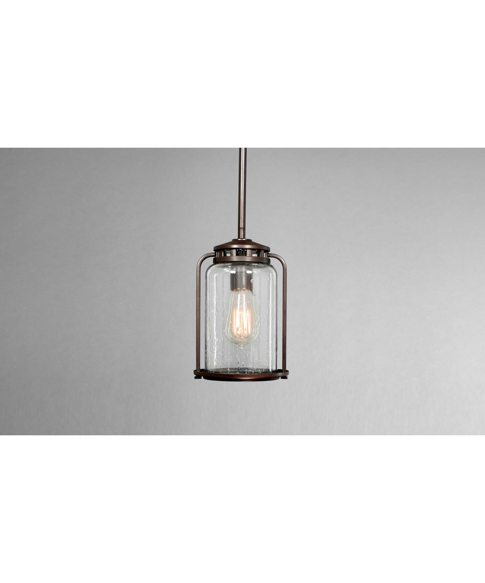 Botta 1-Light Small Hanging Lantern Antique Bronze