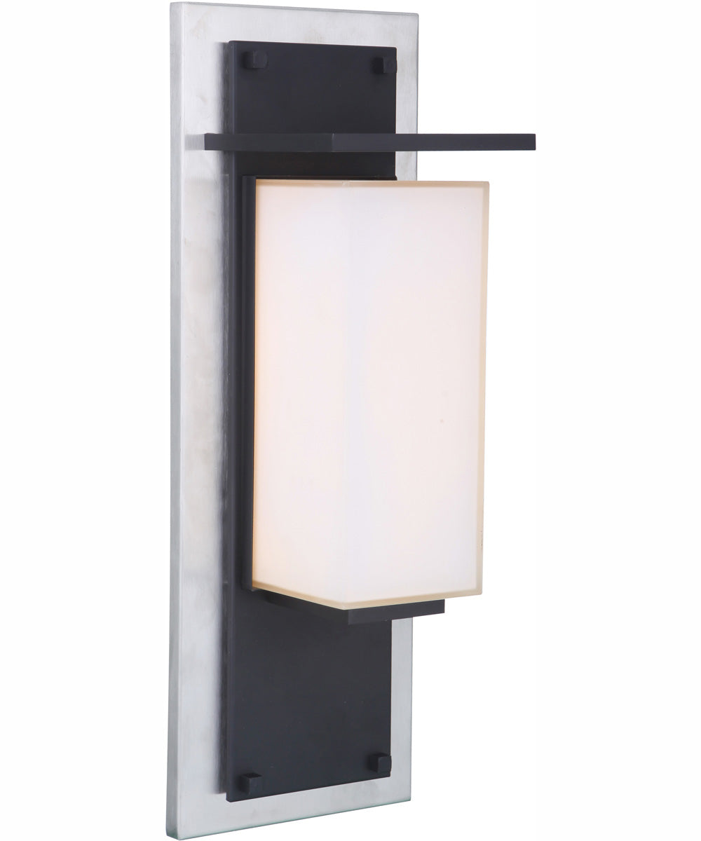 Heights 1-Light Outdoor Wall Lantern Stainless Steel / Midnight