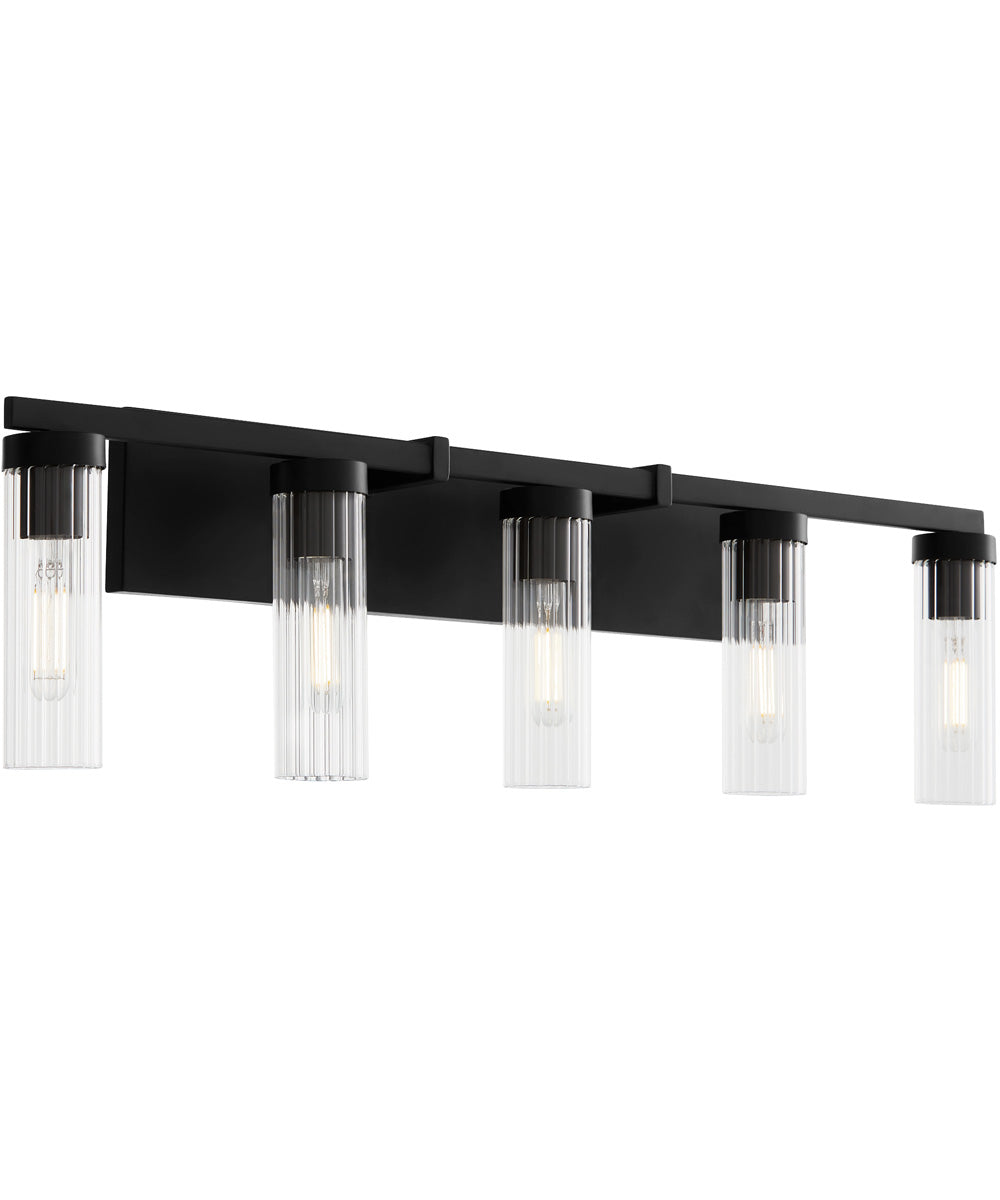 Kilbey 5-light Bath Vanity Light Matte Black