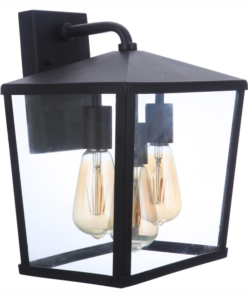 Olsen 3-Light Outdoor Wall Lantern Midnight
