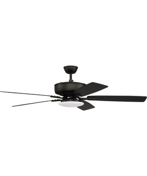 52" Pro Plus 112 Slim Light Kit 1-Light Specialty Ceiling Fan (Blades Included) Flat Black