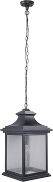 12"W Gentry 1-Light Outdoor Pendant Midnight