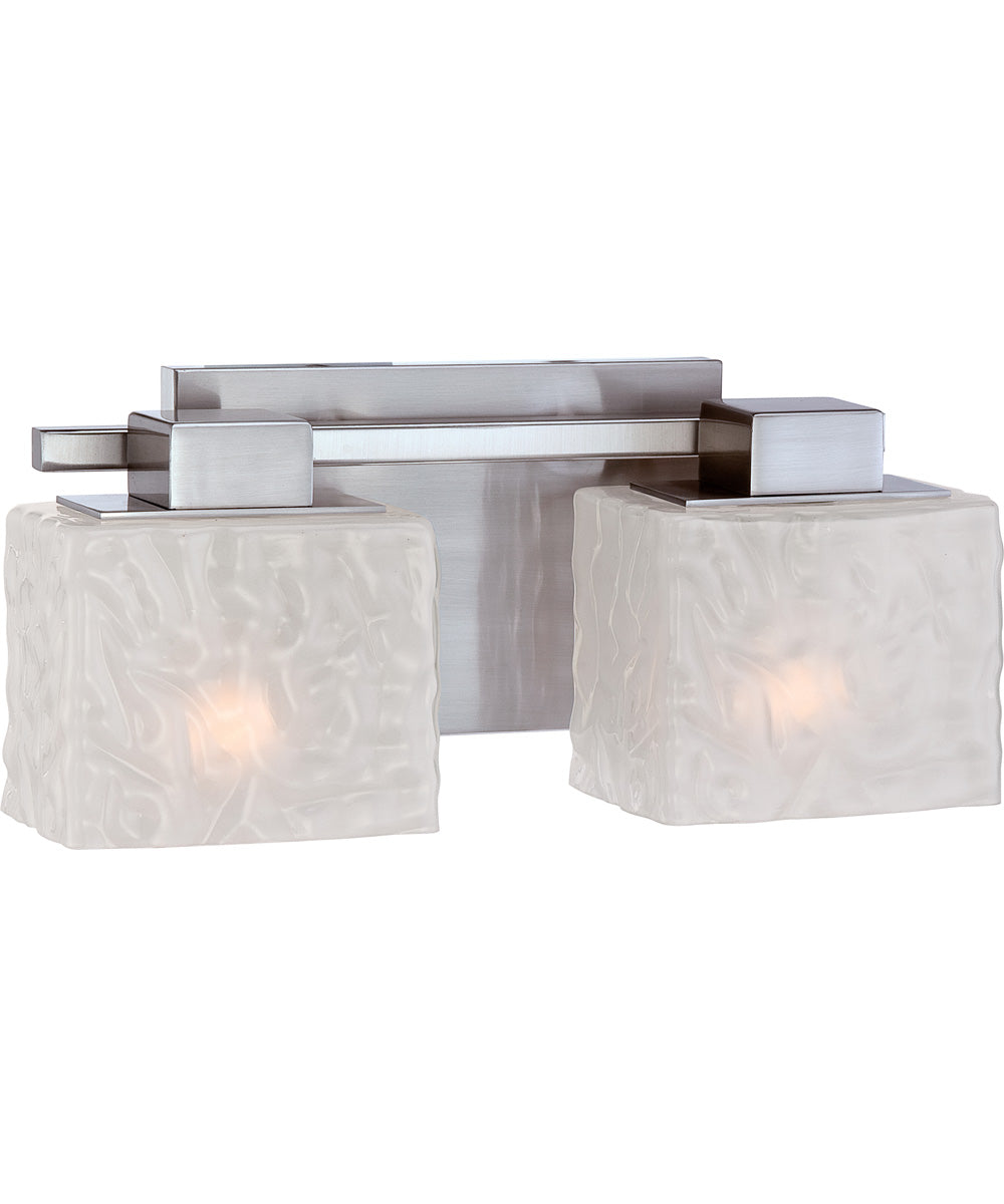 Melody Medium 2-light Bath Light Brushed Nickel