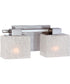 Melody Medium 2-light Bath Light Brushed Nickel