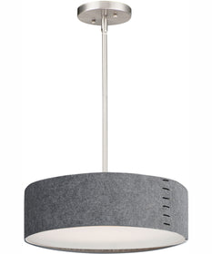 Prime Acoustic 16 inch LED Pendant Satin Nickel