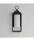 Aldous 1-Light Outdoor Sconce Black