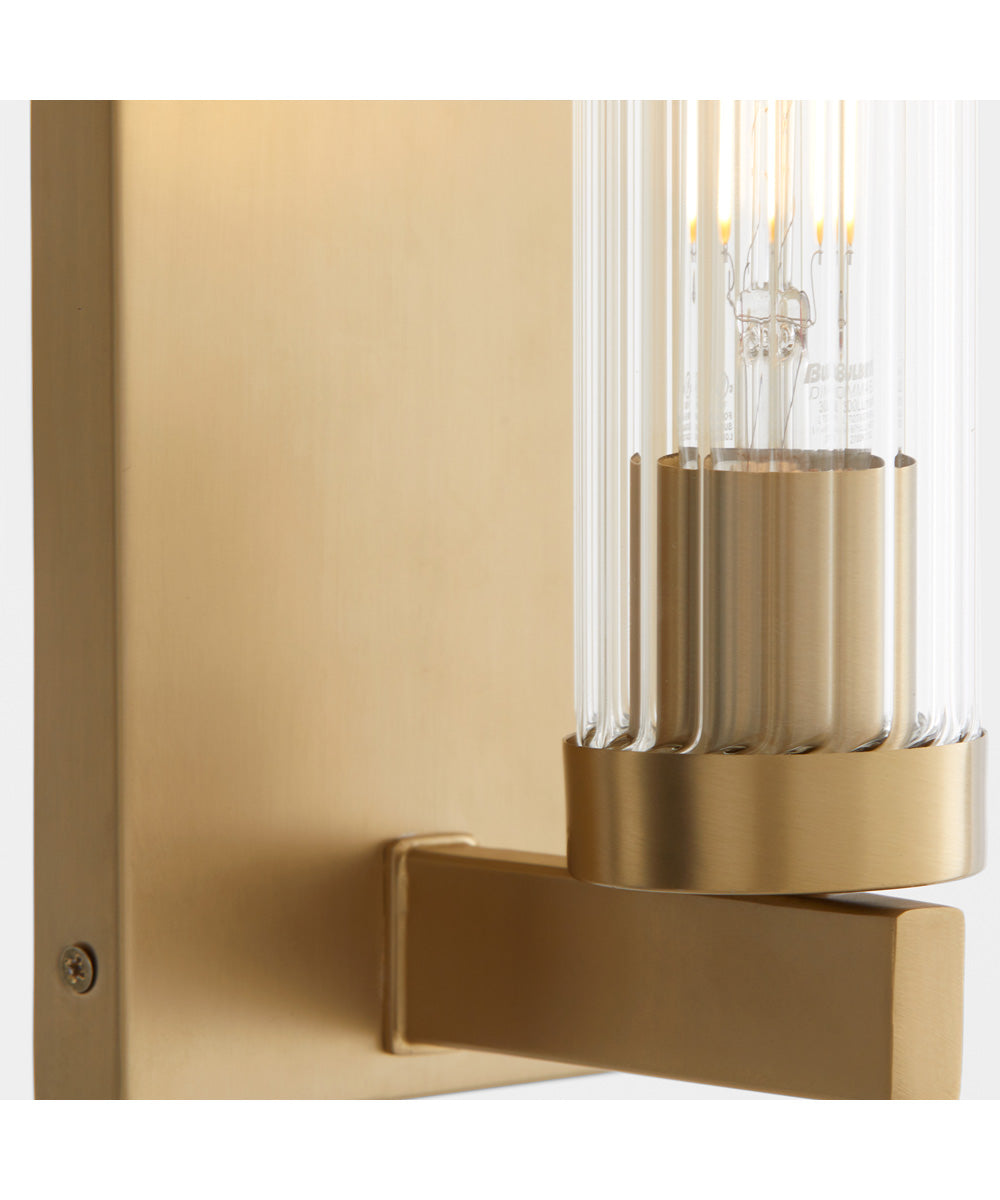 Kilbey 1-light Bath Vanity Light Aged Brass