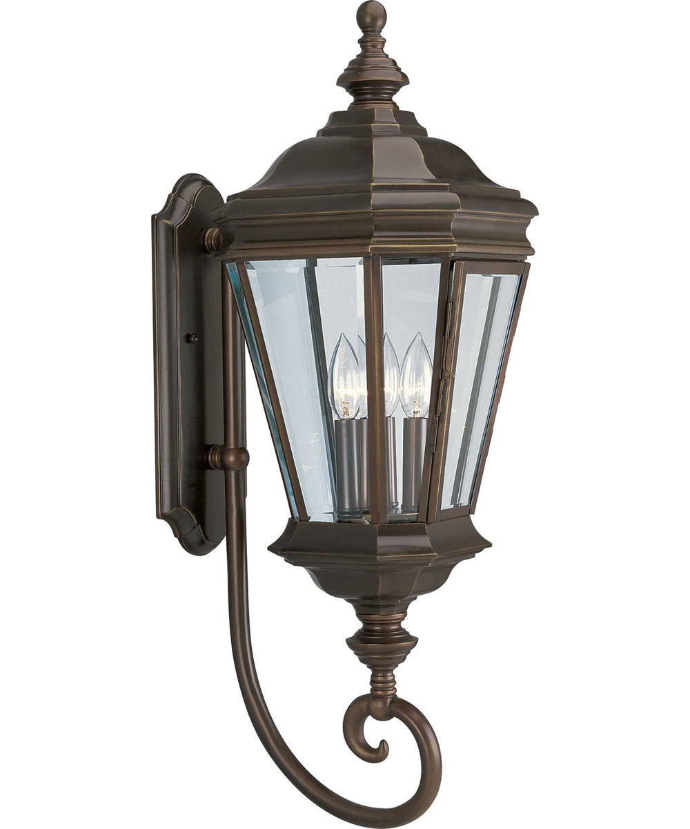 Crawford 3-Light Wall Lantern Oil Rubbed Bronze