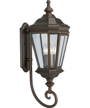 Crawford 3-Light Wall Lantern Oil Rubbed Bronze