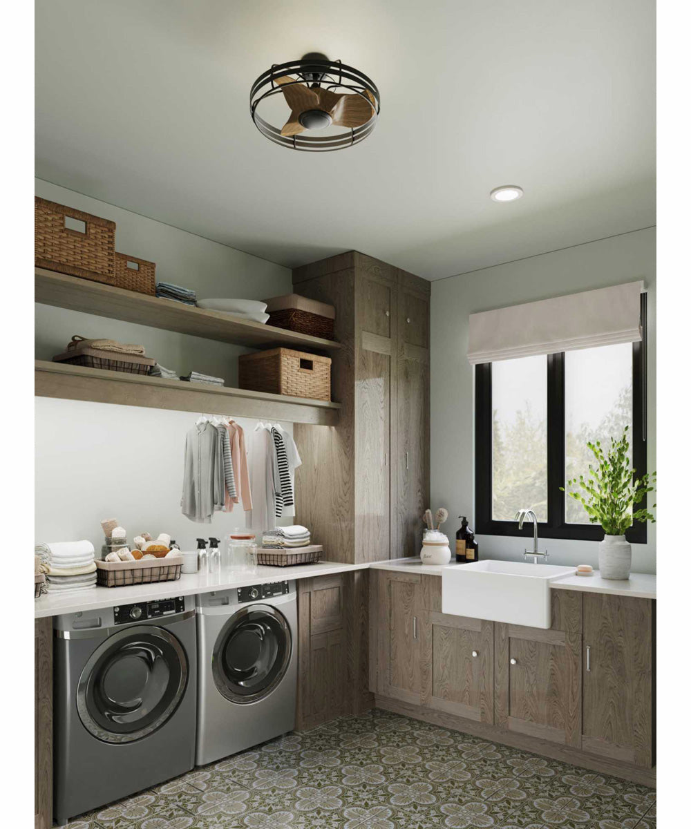 Bastrop 26" Indoor/Outdoor 3-Blade GraphiteTransitional Ceiling Fan with 3 Speed Remote Control Graphite