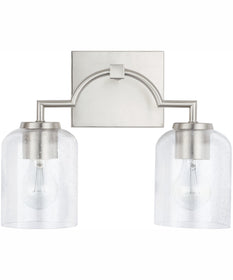 Carter 2-Light Vanity Brushed Nickel