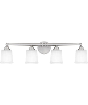 Cecilia Extra Large 4-light Bath Light Brushed Nickel