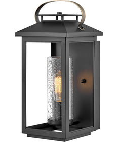 Atwater Coastal Elements  1-Light Medium Outdoor Wall Mount Lantern in Black