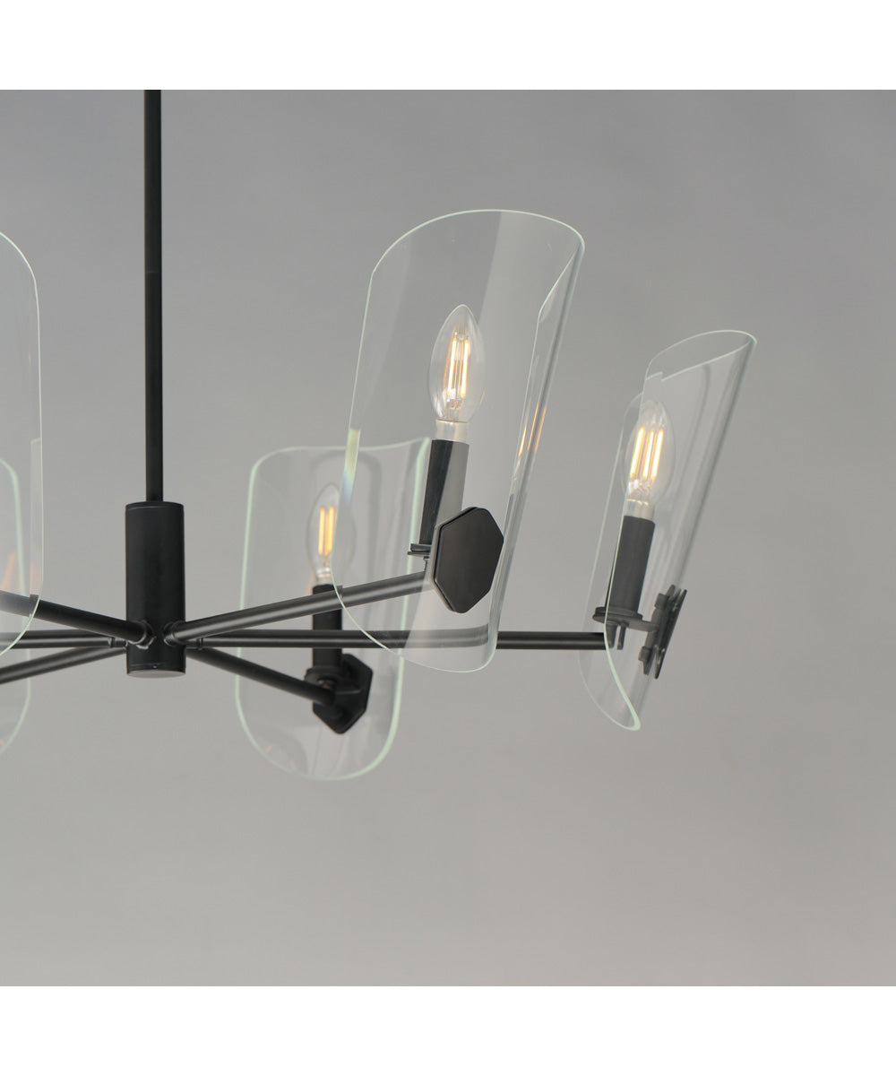 Armory 6-Light Chandelier Black