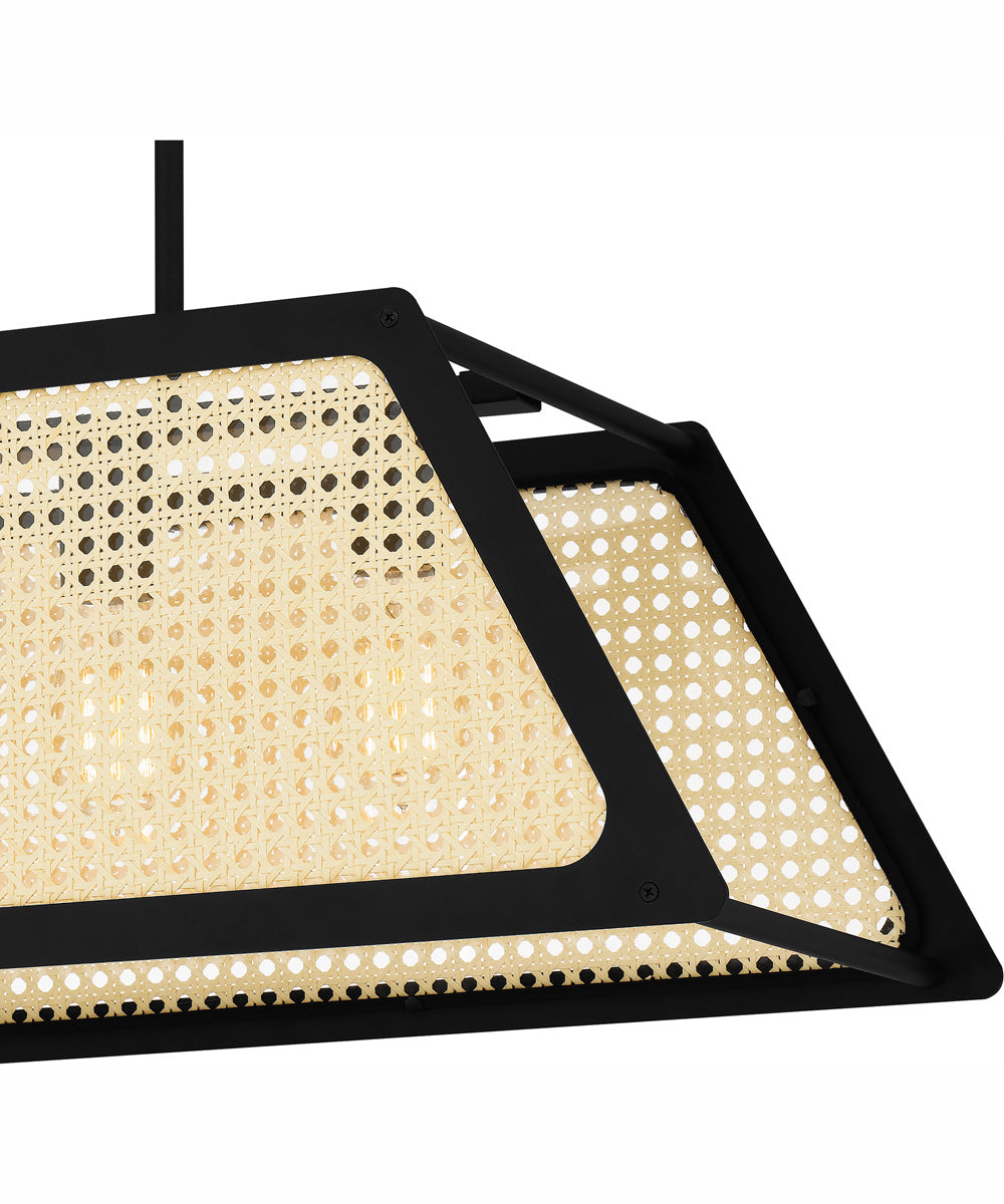 Syrah Medium 5-light Island Light Matte Black