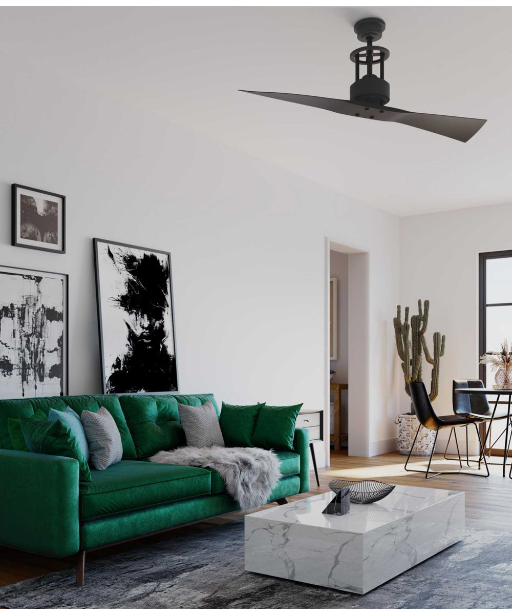 Spades 56" Two Blade Ceiling Fan Graphite