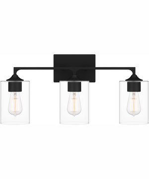 Prescott Large 3-light Bath Light Matte Black