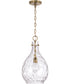 Brentwood 1-Light Pendant Aged Brass
