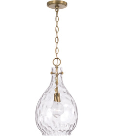 Brentwood 1-Light Pendant Aged Brass