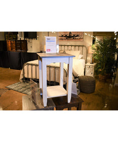24"H Dorrinson Chair Side End Table Two-tone