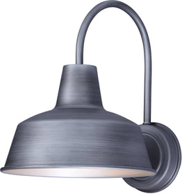 11"H Pier M 1-Light Outdoor Wall Sconce Weathered Zinc