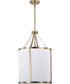 Easton 3-Light Pendant Burnished Brass