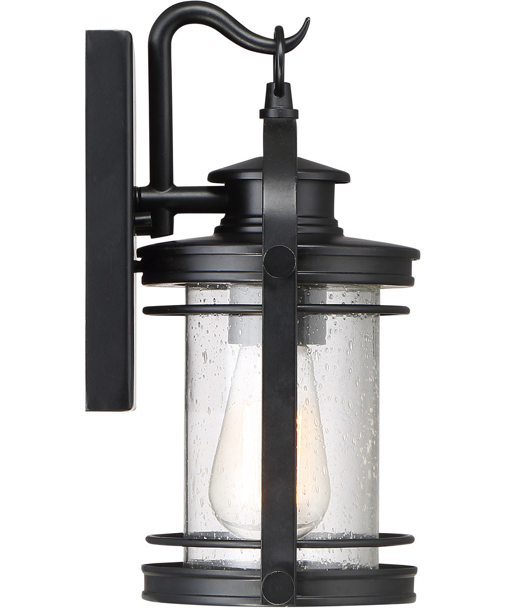Booker Small 1-light Outdoor Wall Light Mystic Black