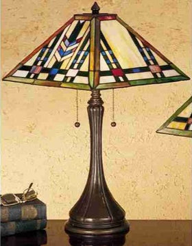 23"H Prairie Wheat  Tiffany Table Lamp