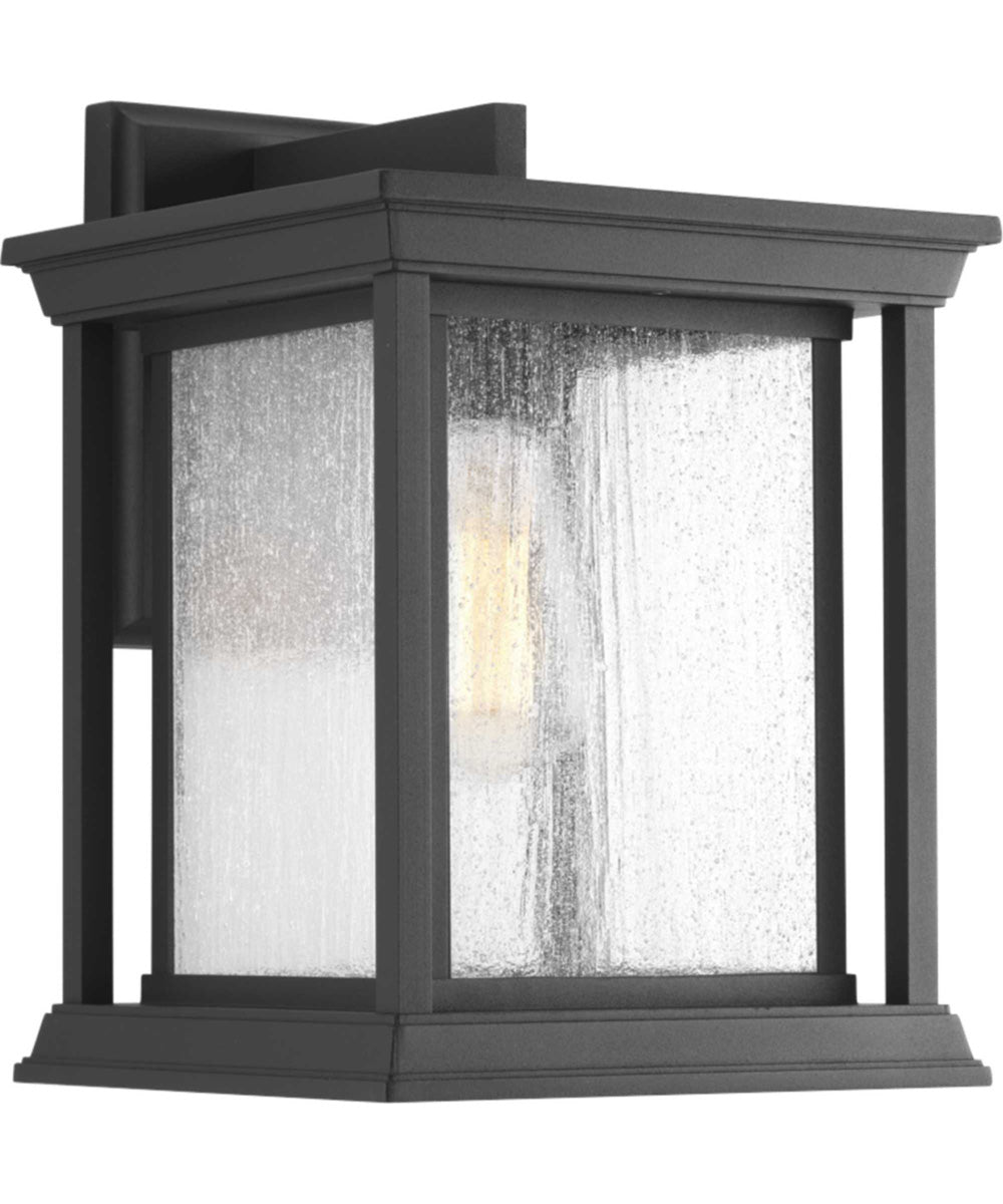 Endicott 1-Light Large Wall Lantern Textured Black
